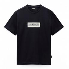 Футболка Napapijri S-Box Logo SS Black