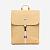 Рюкзак Lefrik Handy Mini Printed Vichy Mustard Cotton Straps