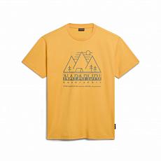 Футболка Napapijri S-Faber Yellow Kumquat