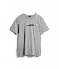 Футболка Napapijri S-Box SS 3 Med Grey Mel